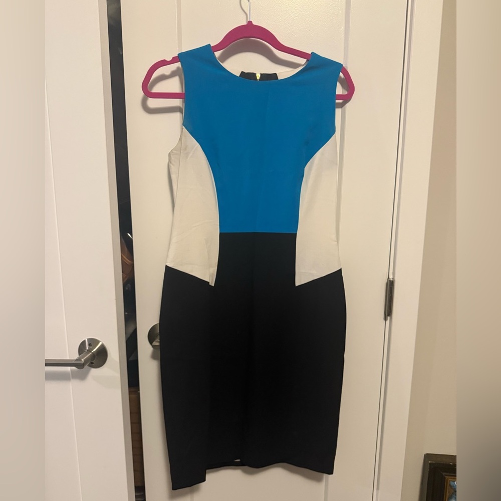 Color block Calvin Klein Sheath Dress